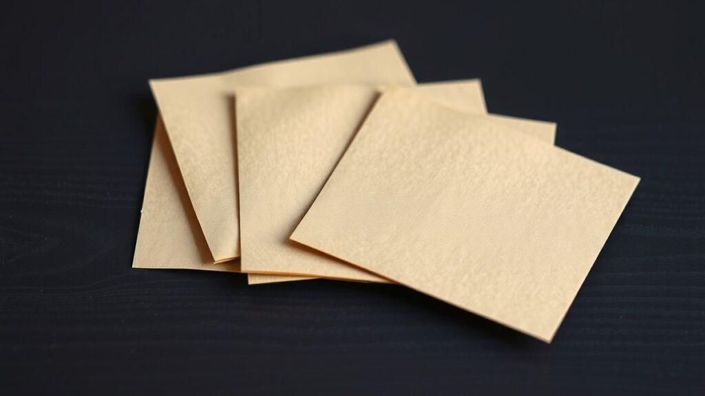 Kraft etiket: doğal dokulu etiketler